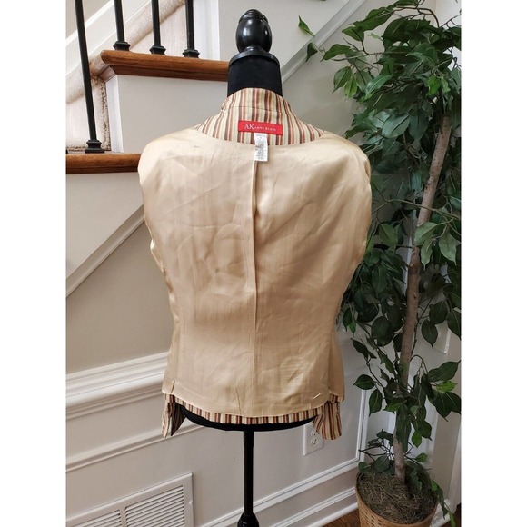 Anne Klein Women Multicolor Polyester Long Sleeve Buttons Front Jacket Blazer 14 - Picture 8 of 12